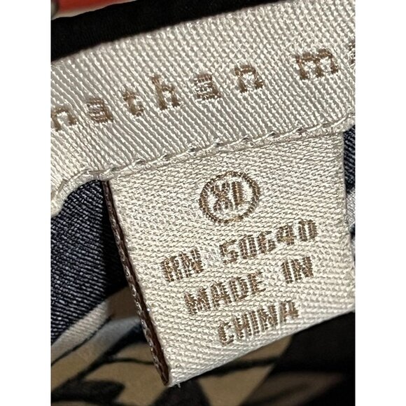 Retro Floral Halter Peplum Top L Black Artsy Funky Y2K Boho Western Colorful 80s - Picture 8 of 11